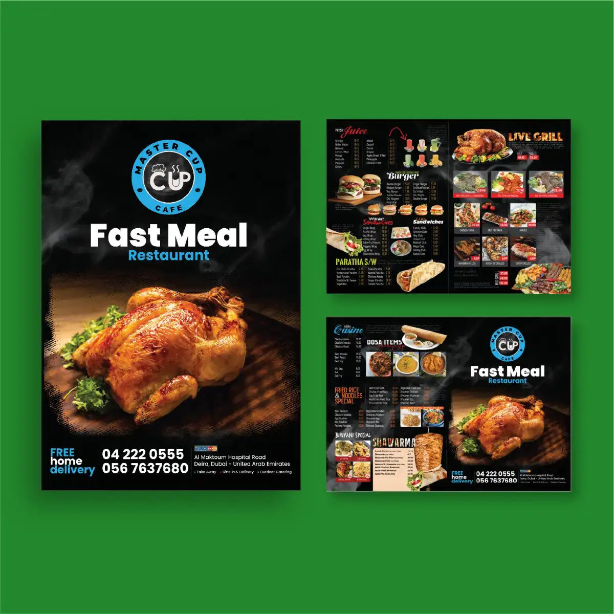 Restaurant Menu sample 1